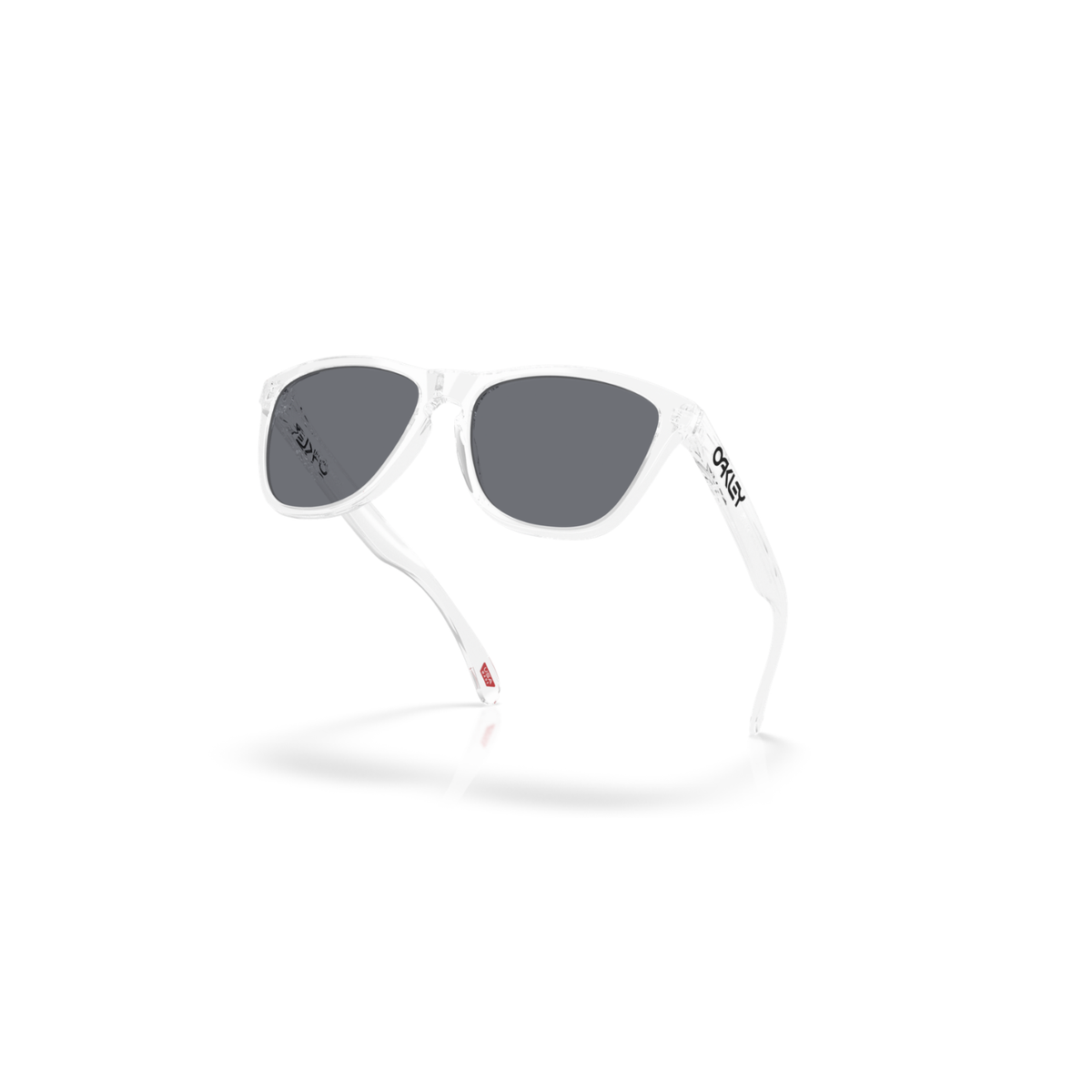 Oakley Frogskins Sunglasses - Clear W/ Grey Lenses