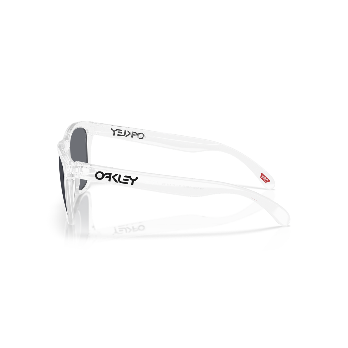Oakley Frogskins Sunglasses - Clear W/ Grey Lenses