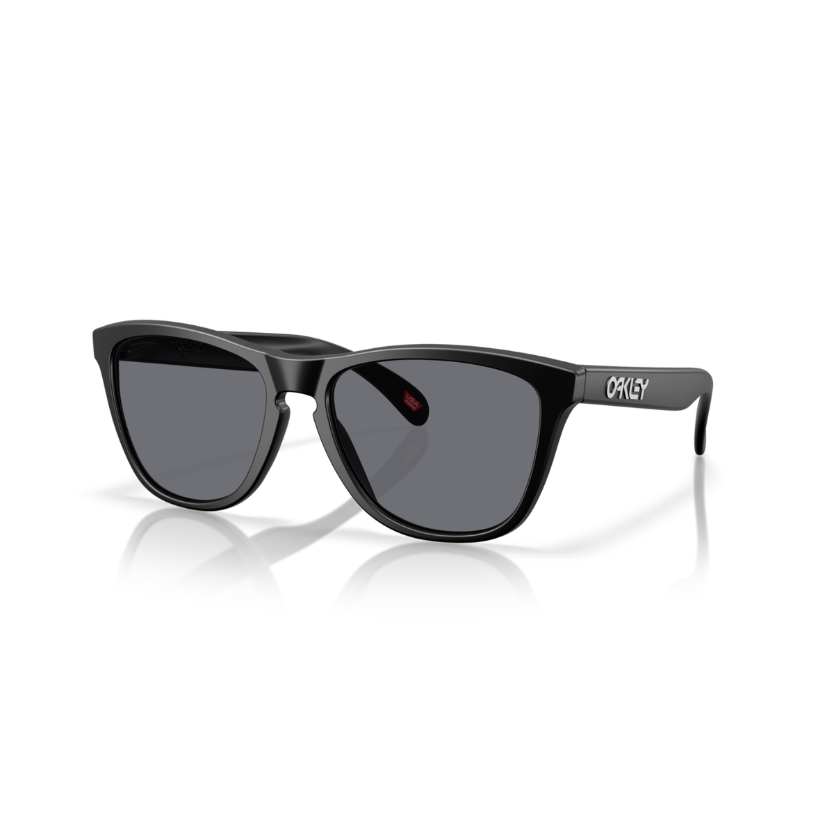 Oakley Frogskins Sunglasses - Matte Black W/ Grey Lenses 