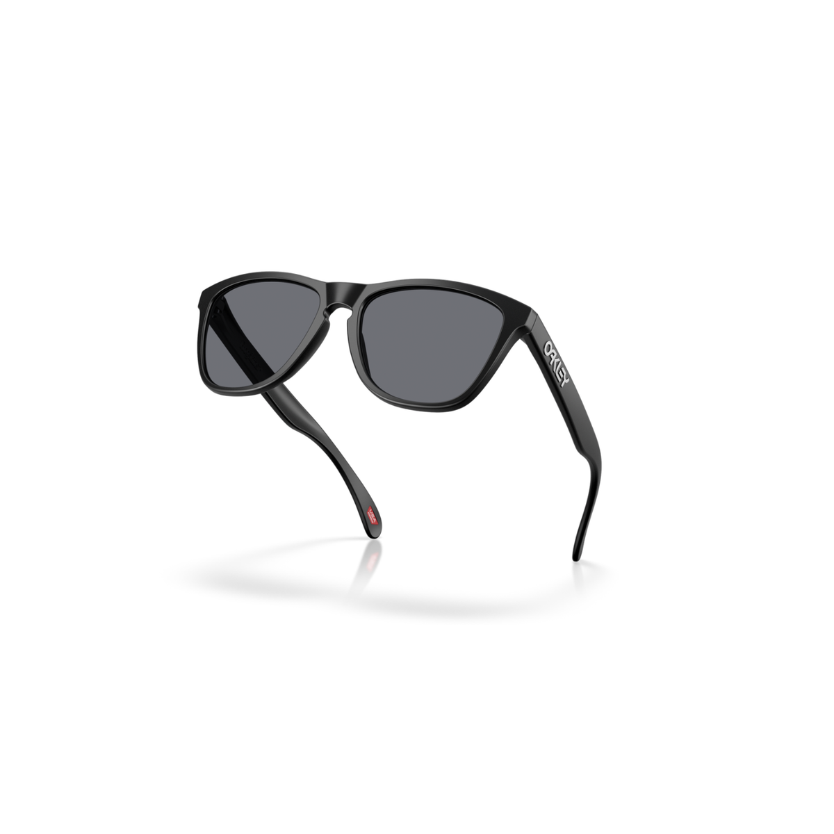 Oakley Frogskins Sunglasses - Matte Black W/ Grey Lenses 