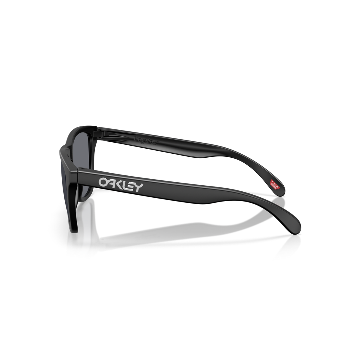 Oakley Frogskins Sunglasses - Matte Black W/ Grey Lenses 