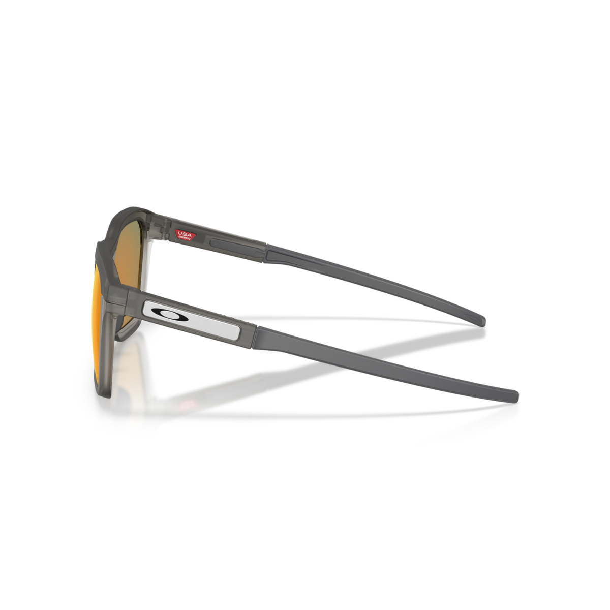Oakley HSTN SQ 2.0 Sunglasses - Matte Grey Smoke W/ Prizm Ruby Polarized Lenses