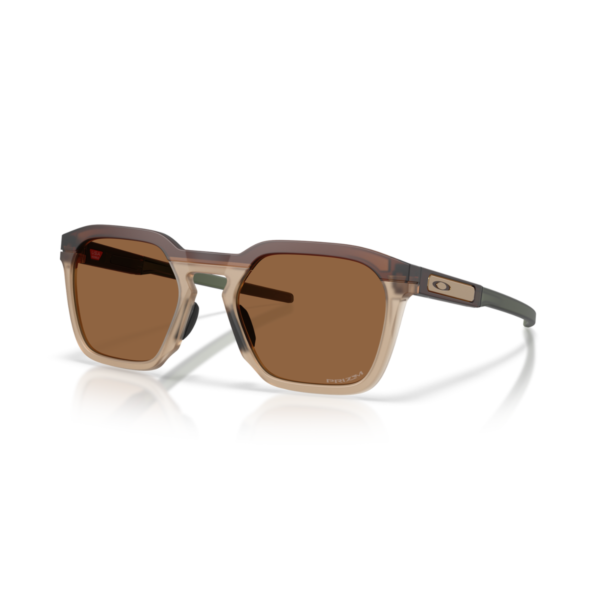 Oakley HSTN SQ 2.0 Sunglasses - Matte Rootbeer W/ Prizm Bronze Lenses 