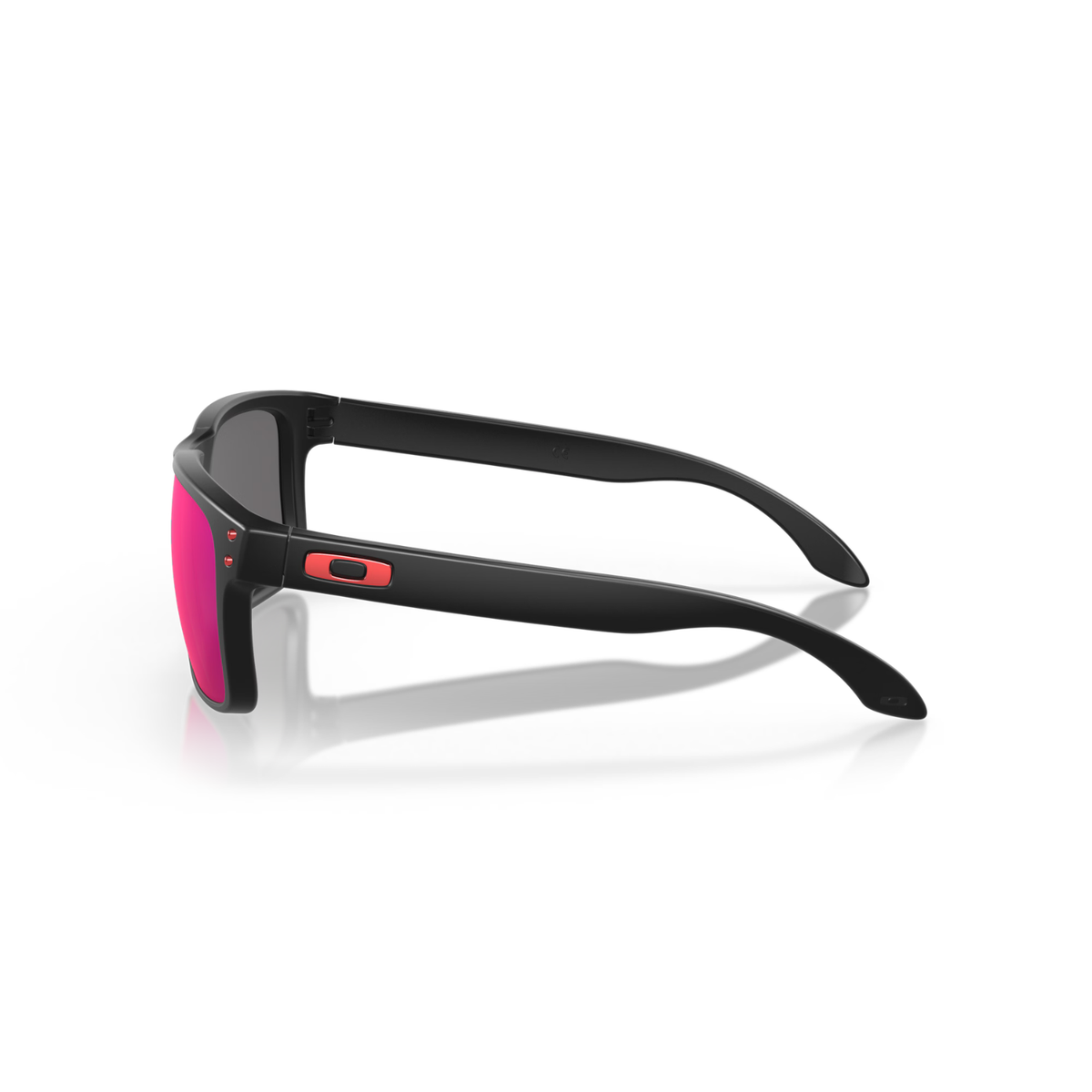 Oakley Holbrook Sunglasses Matte Black W/ Positive Red Iridum Lenses
