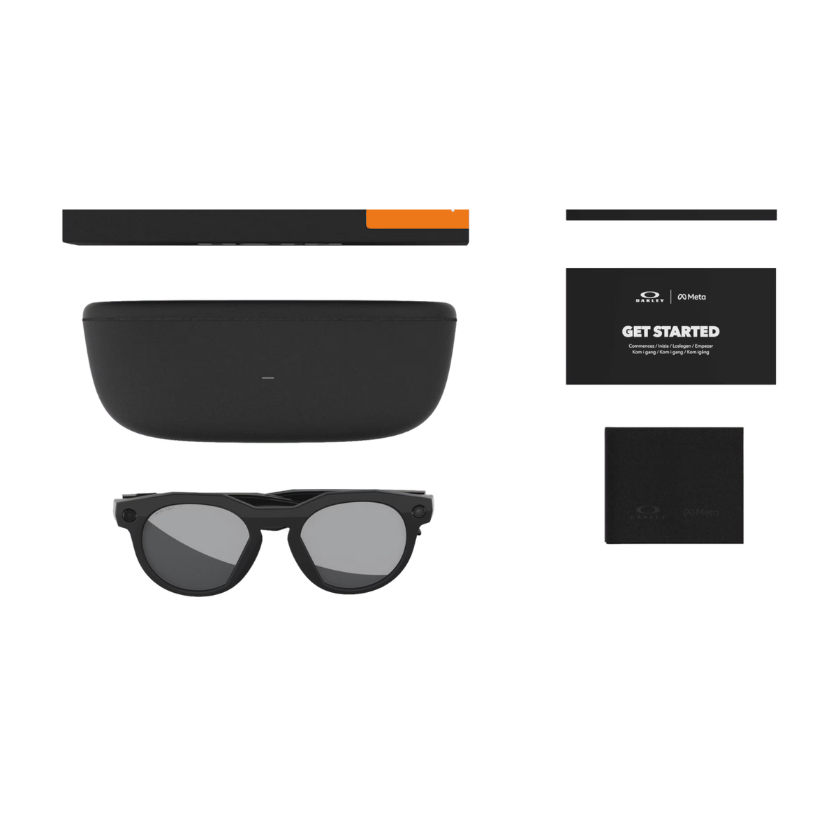 Oakley META HSTN Sunglasses Black Frame W/ PRIZM Black Polarized Lens