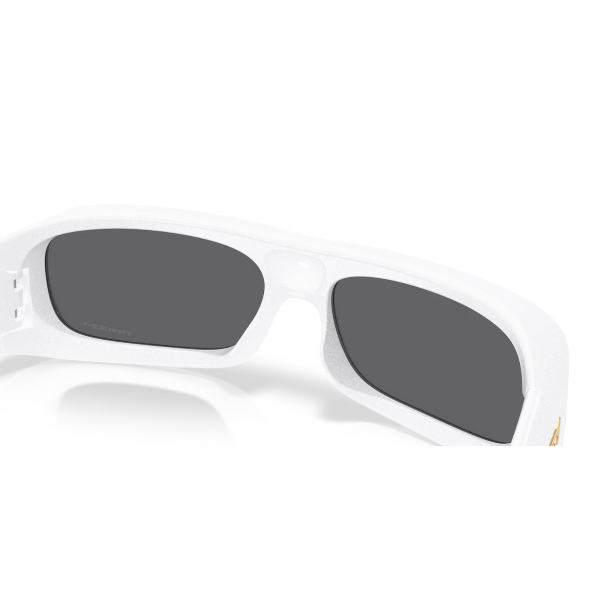 Oakley Permian Sunglasses Pearl White Frame W/ Prizm Black Lens