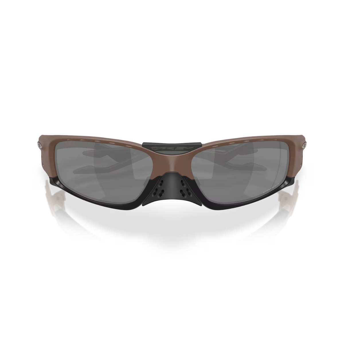Oakley Plantaris SQ Sunglasses Matte Mahogany W/ Prizm Black Lenses