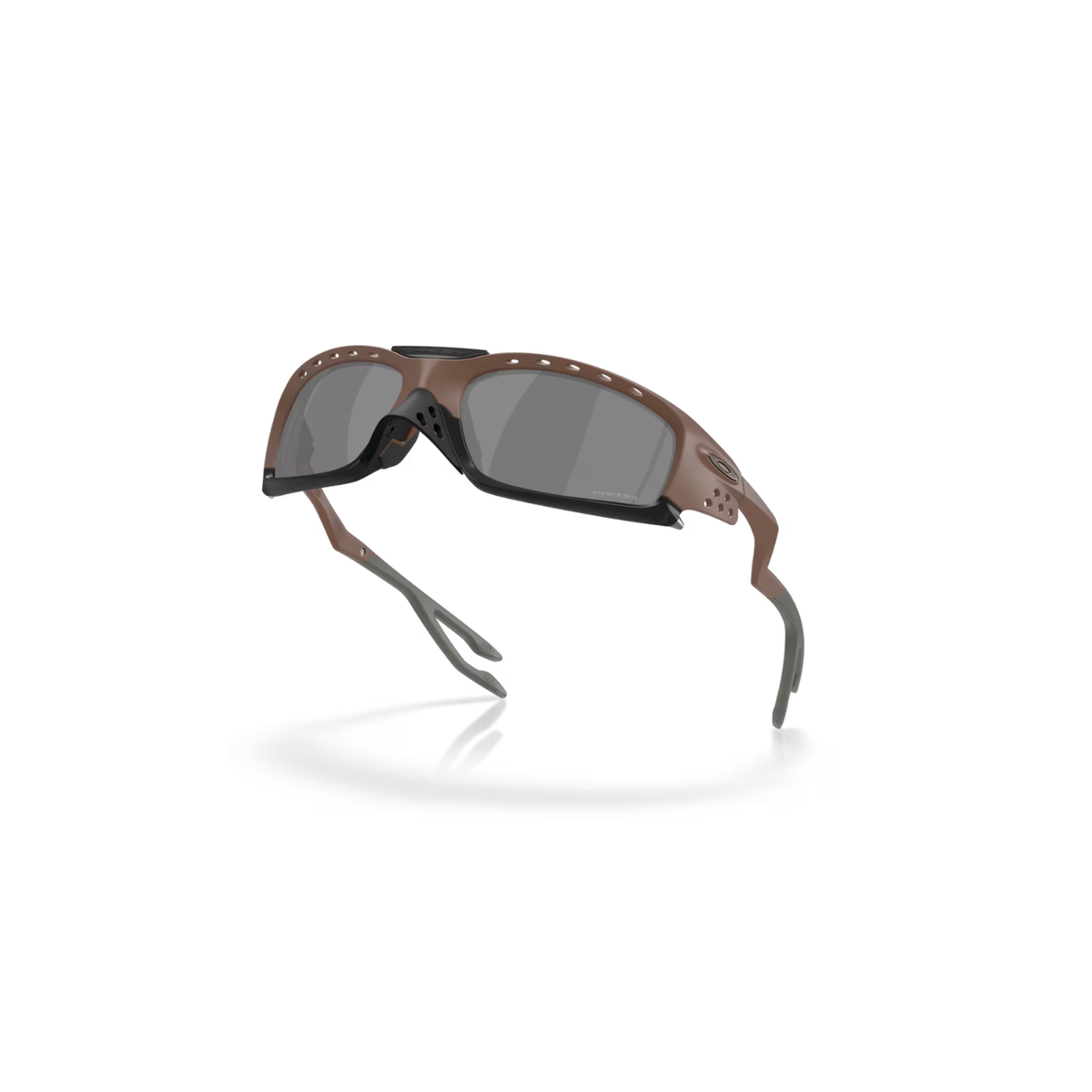 Oakley Plantaris SQ Sunglasses Matte Mahogany W/ Prizm Black Lenses