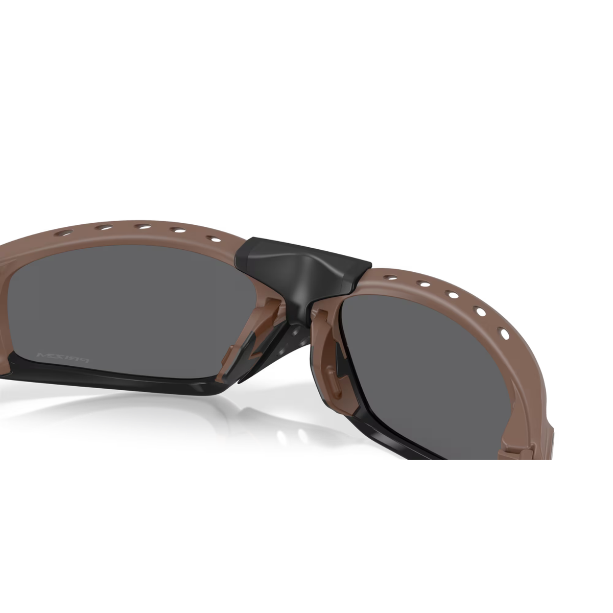 Oakley Plantaris SQ Sunglasses Matte Mahogany W/ Prizm Black Lenses