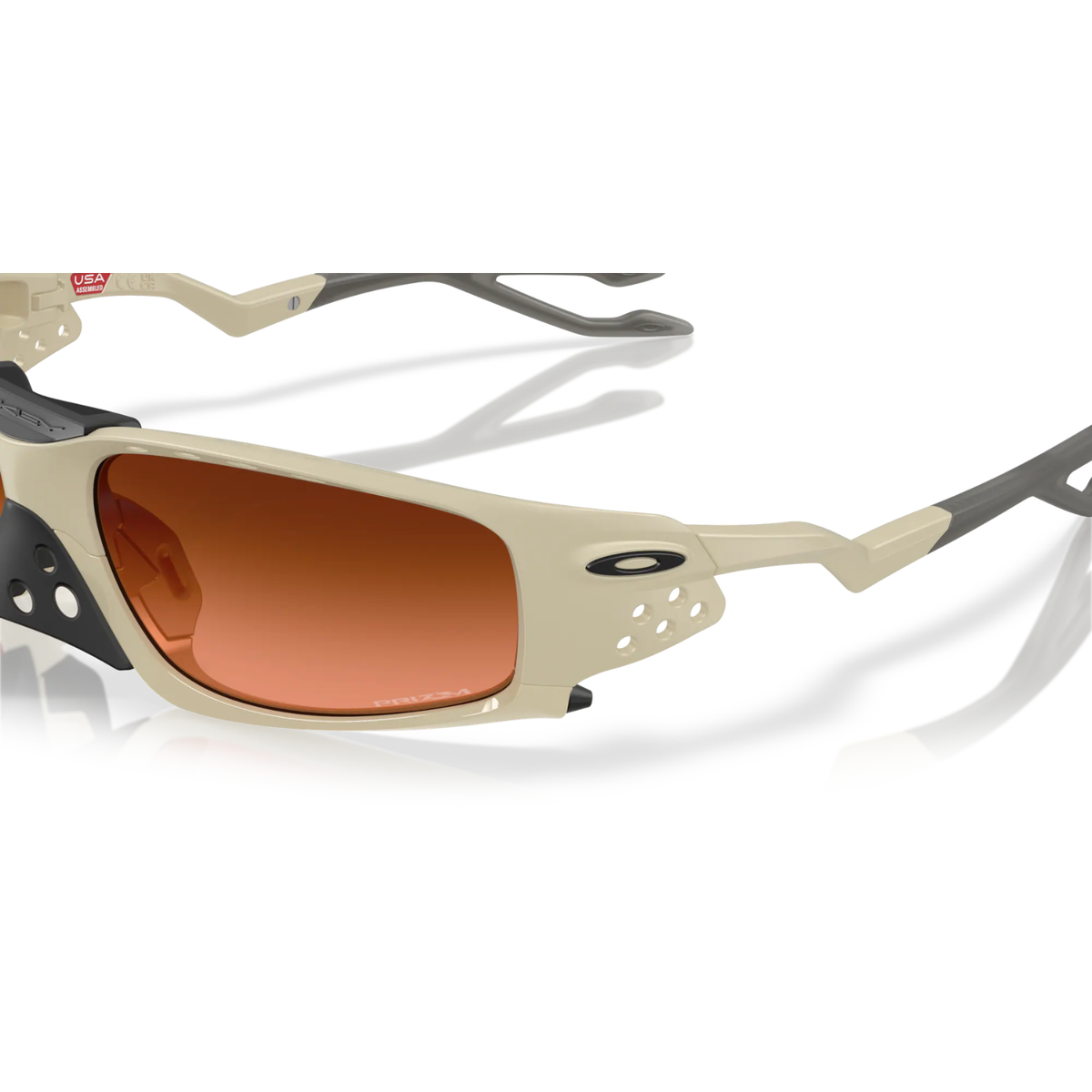 Oakley Plantaris SQ Sunglasses Matte Sand W/ Prizm Brown Gradient Lenses