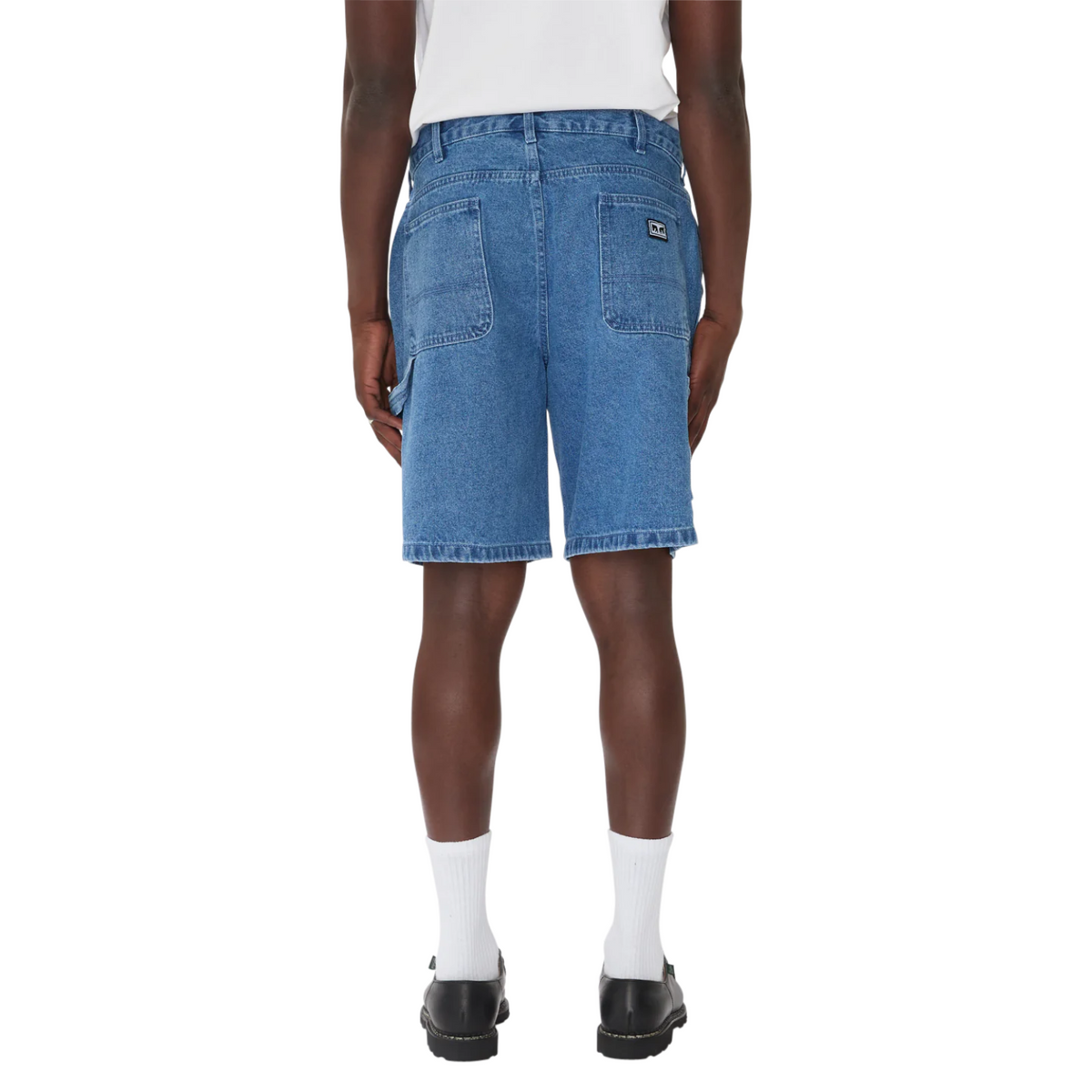 Obey Bigwig Baggy Denim Short Light Indigo