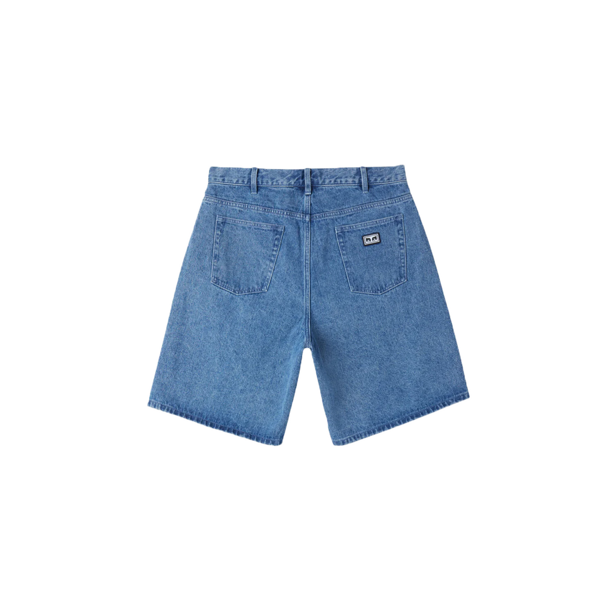 Obey Bigwig Baggy Denim Short Light Indigo