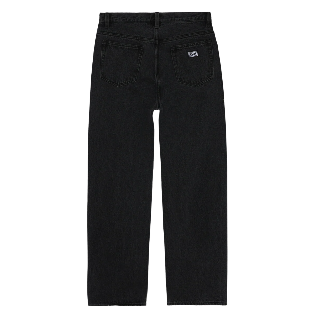 Obey Boxcar Straight Leg Denim Faded Black
