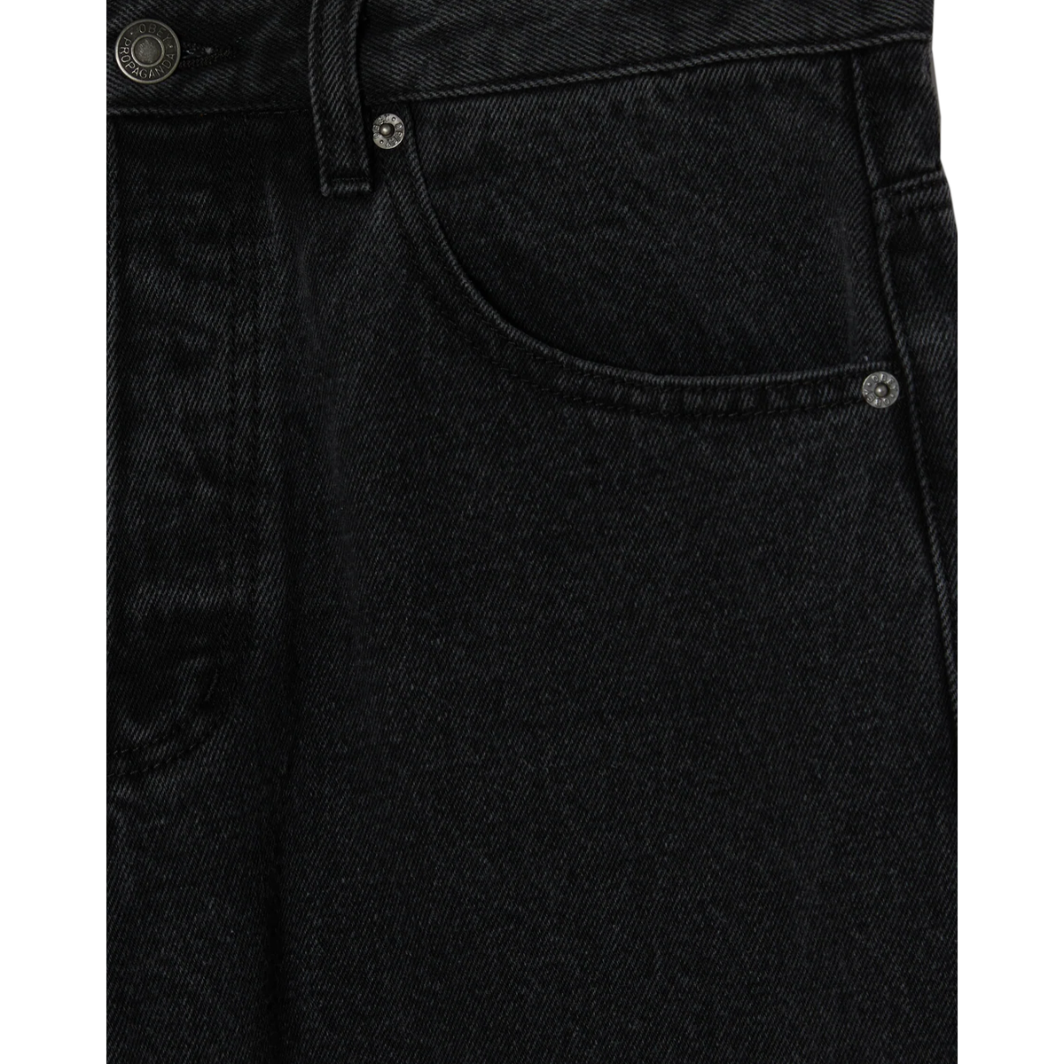 Obey Boxcar Straight Leg Denim Faded Black