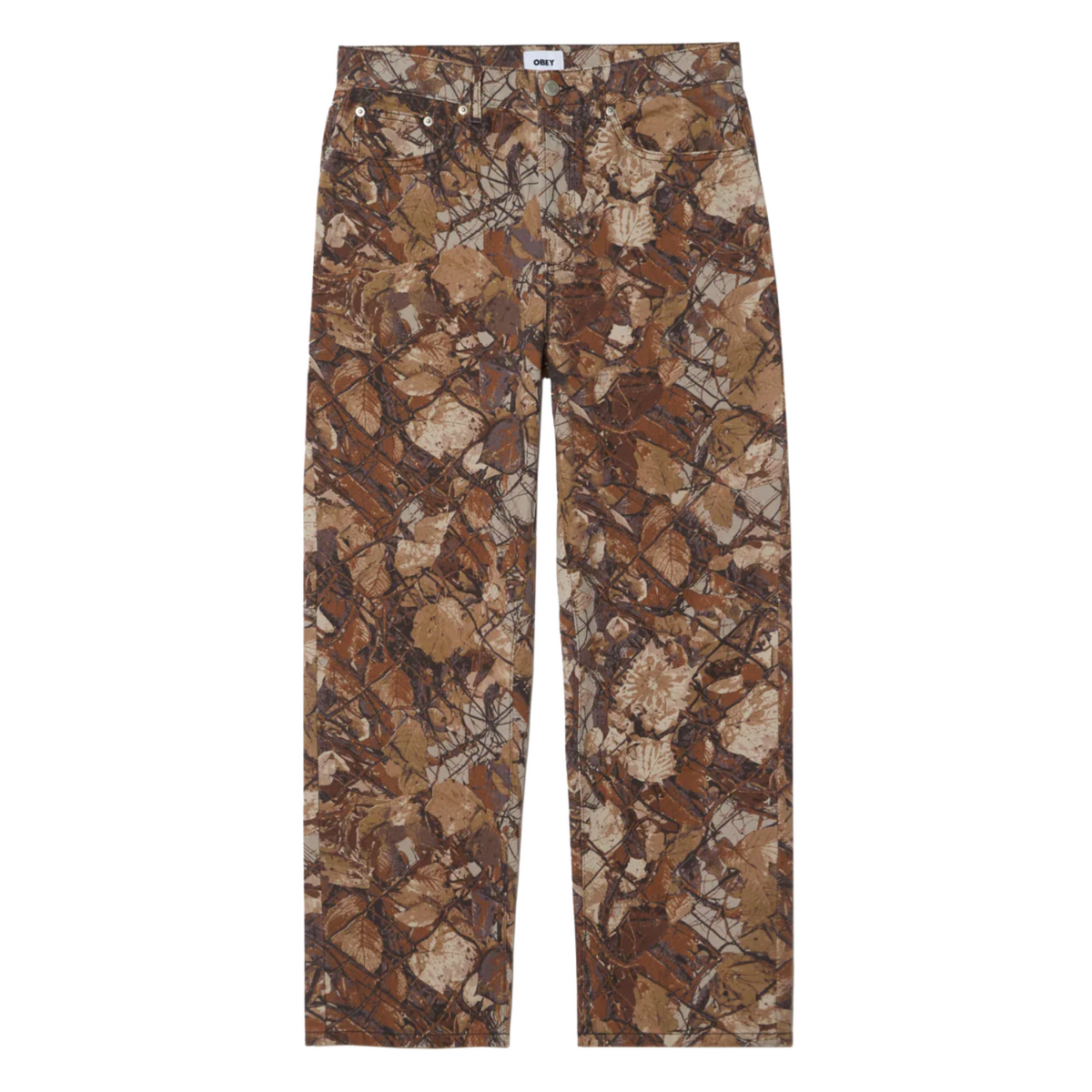 Obey Classic Baggy Denim Fence Camo Multi