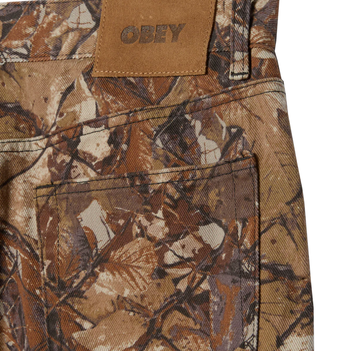 Obey Classic Baggy Denim Fence Camo Multi