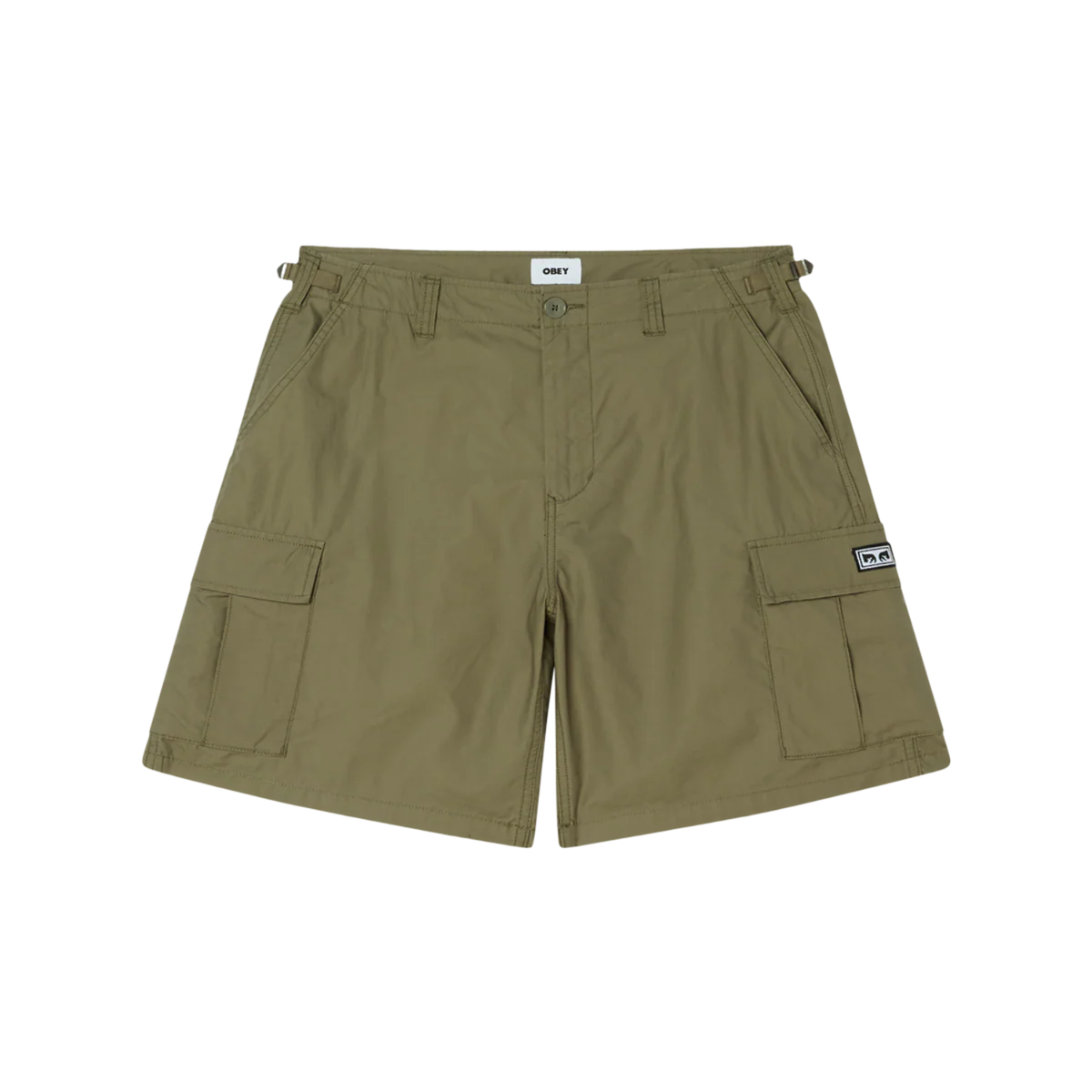 Obey Classic Cargo Short Smokey Olive Faded Wash 