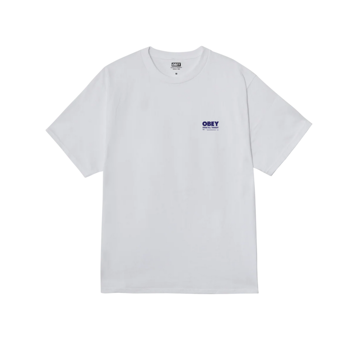 Obey Erase All Thought Tee White