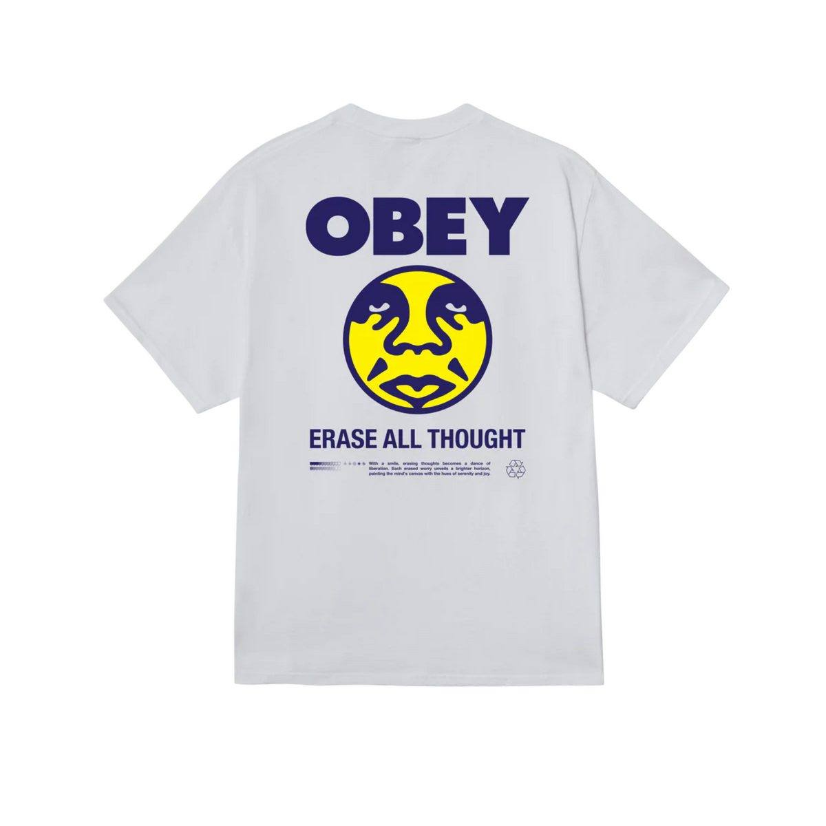 Obey Erase All Thought Tee White