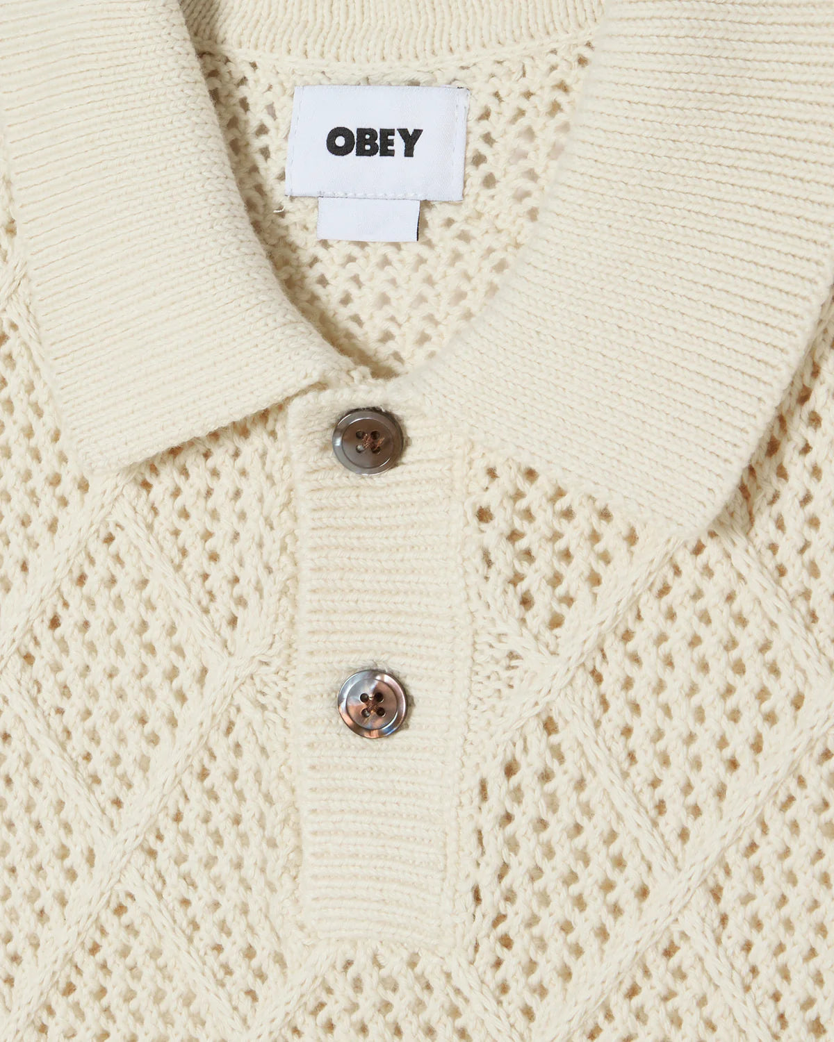 Obey Eryk Polo Sweater Birch