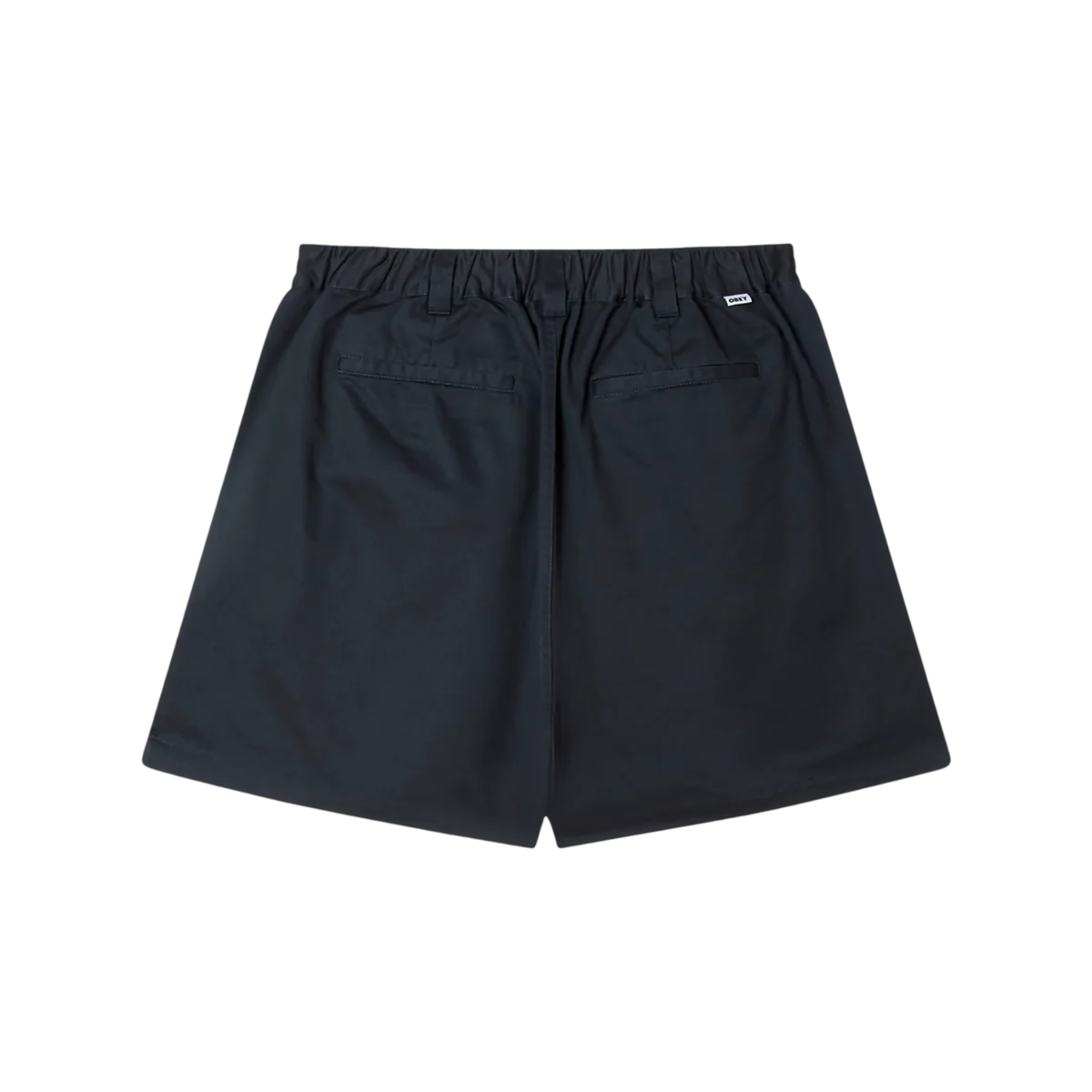 Obey Foster Pleated Short Black