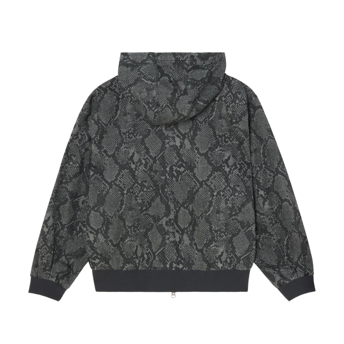 Obey Glen Zip Up Jacket Grey Snake