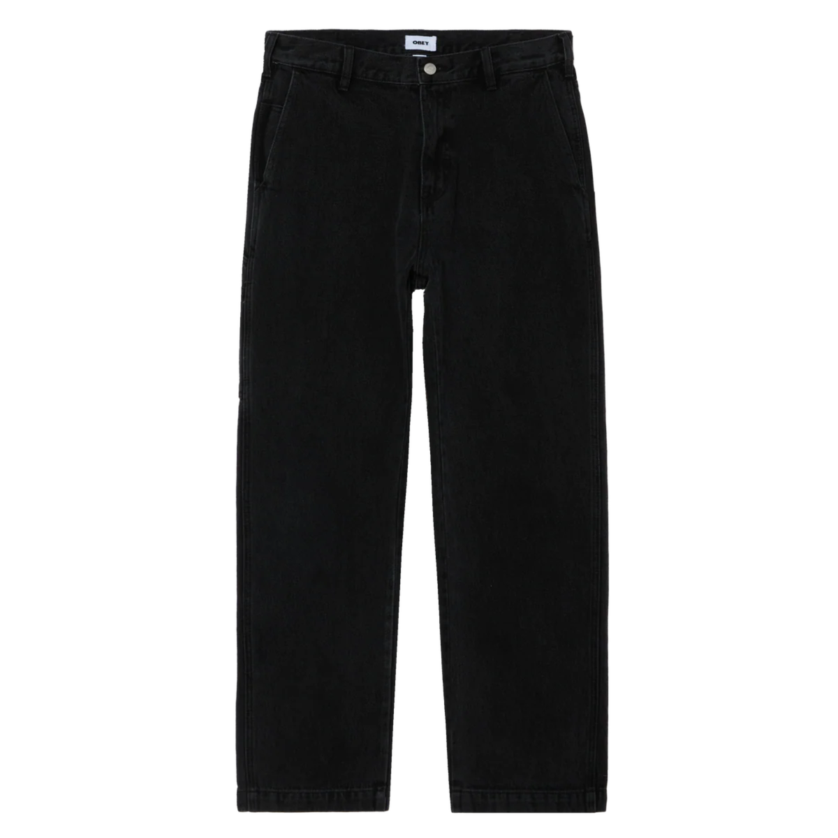 Obey Hardwork Carpenter Denim Pant Faded Black
