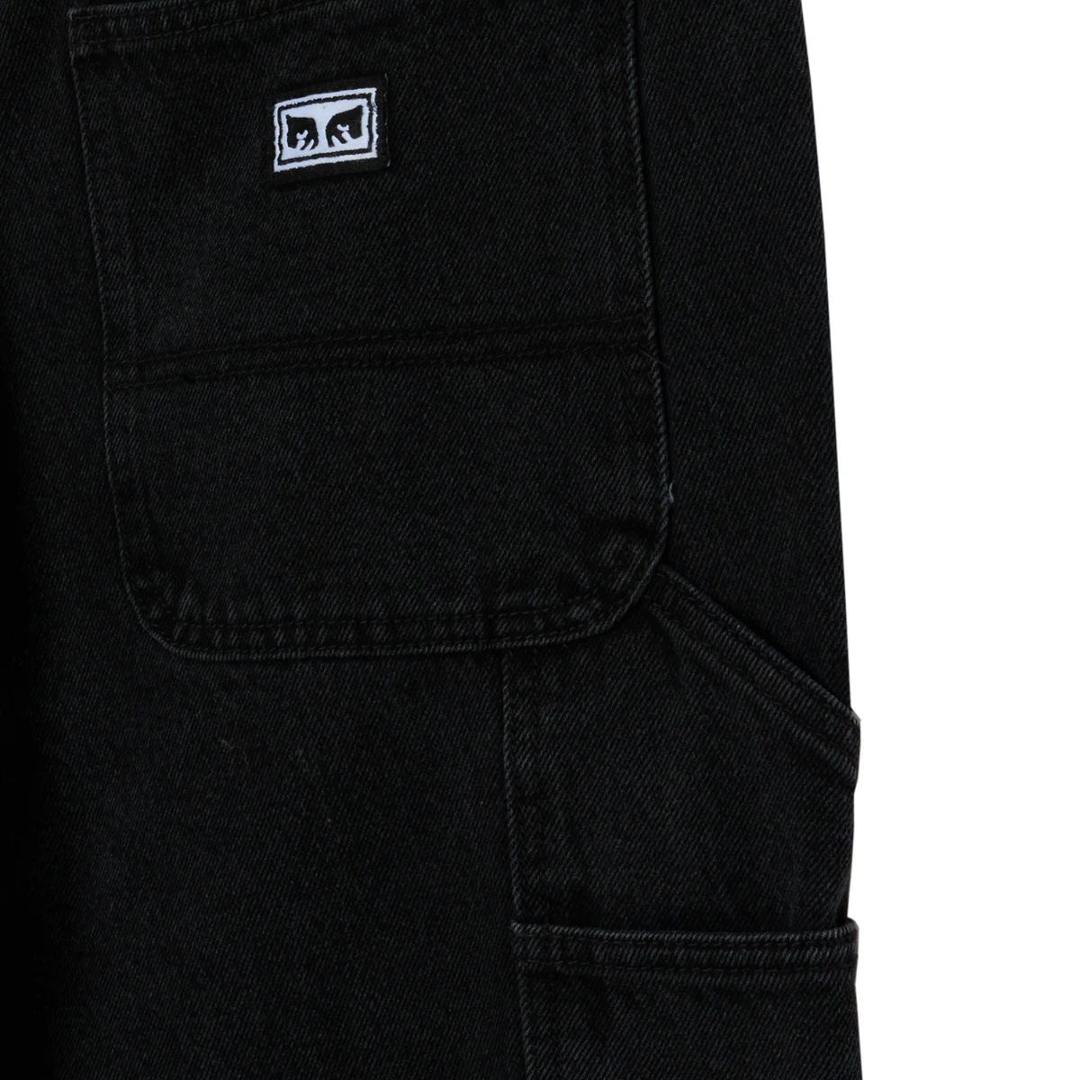 Obey Hardwork Carpenter Denim Pant Faded Black