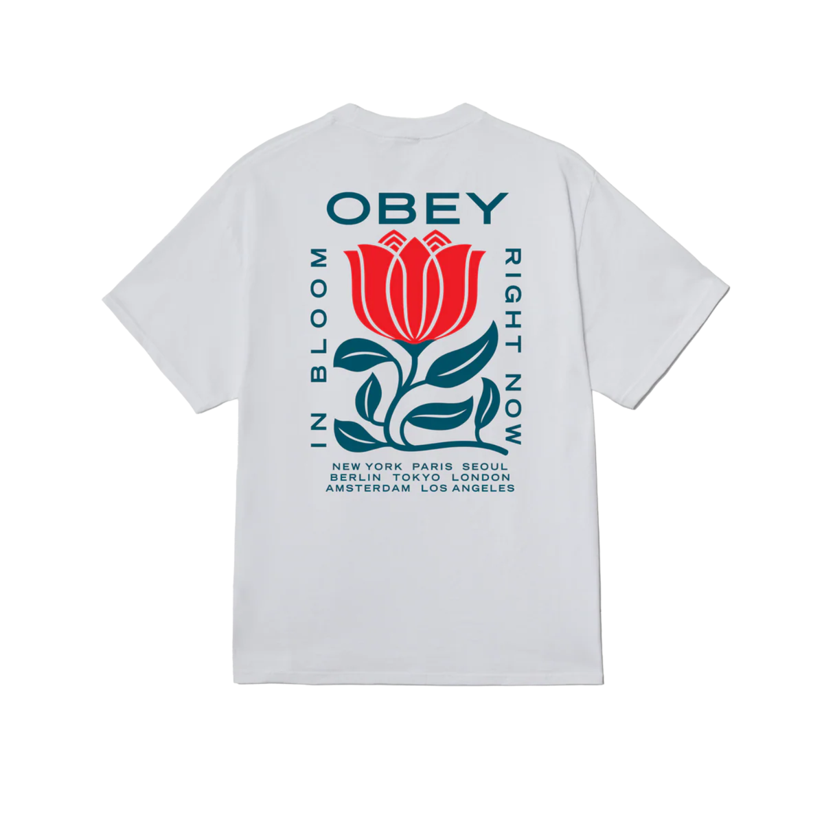 Obey In Bloom Classic T-Shirt White