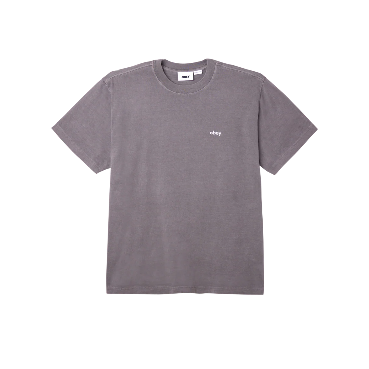 Obey LowerCase Pigment Tee SS Knit Pigment Digital Black