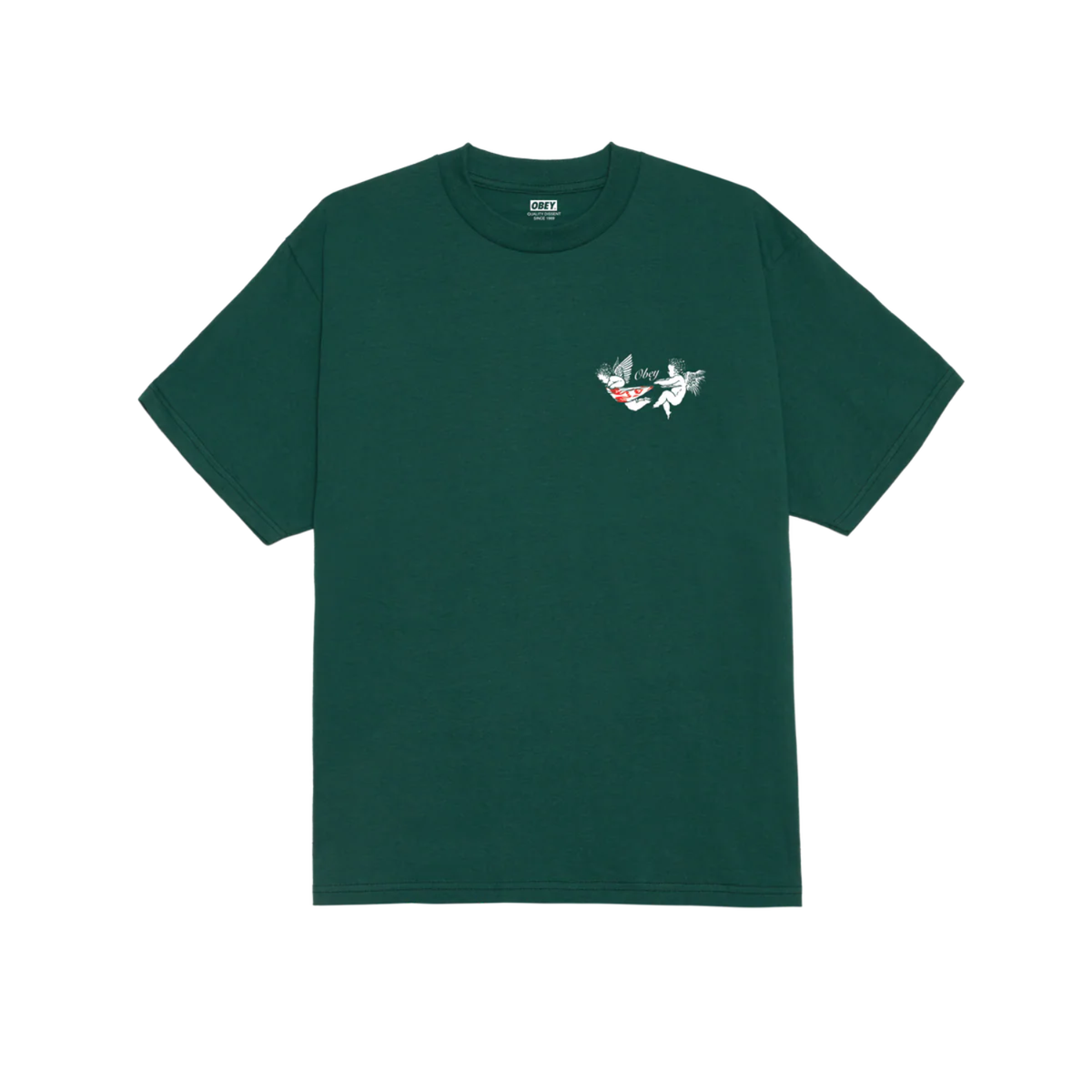 Obey No Love Lost Tee Rainforest
