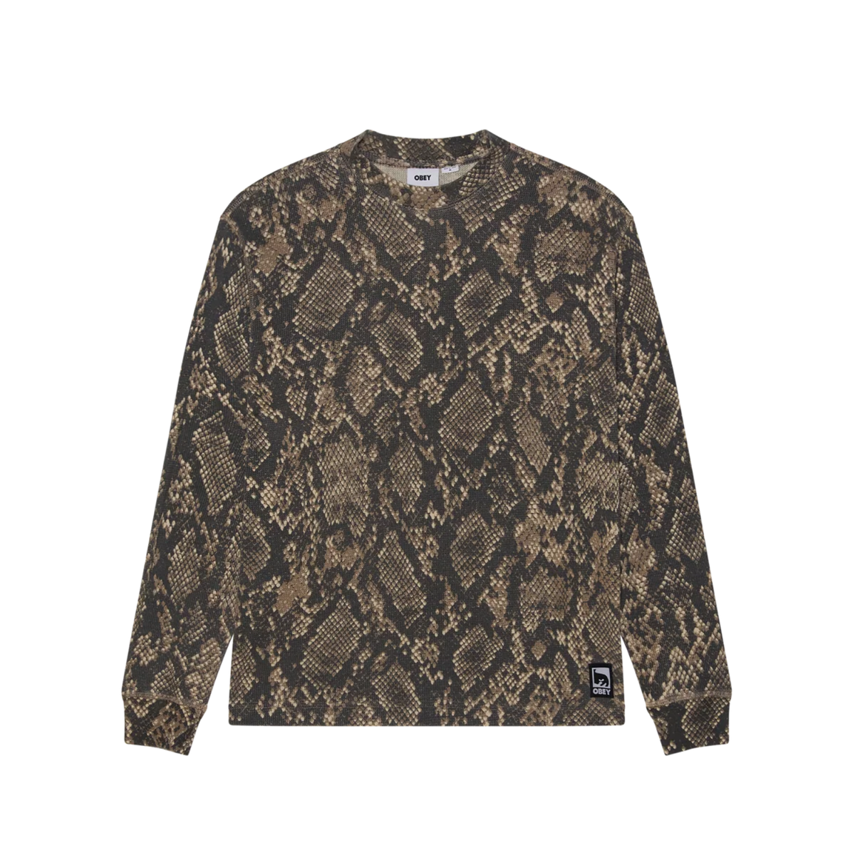 Obey Post Thermal LS Dusty Vintage Rattle Snake