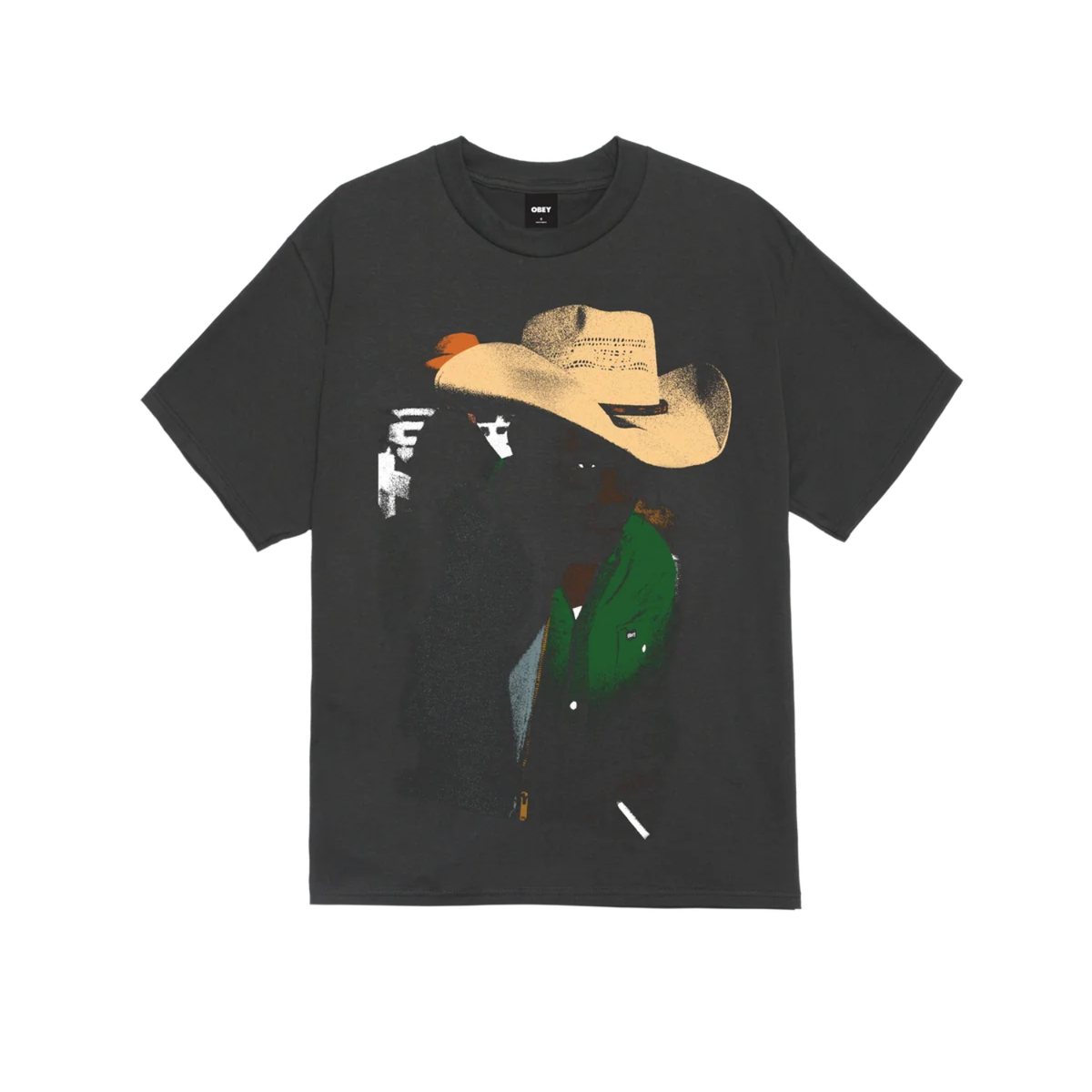 Obey Rodeo Tee Vintage Black 