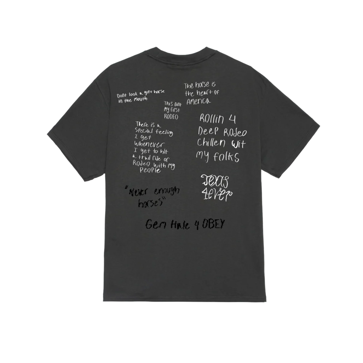 Obey Rodeo Tee Vintage Black 