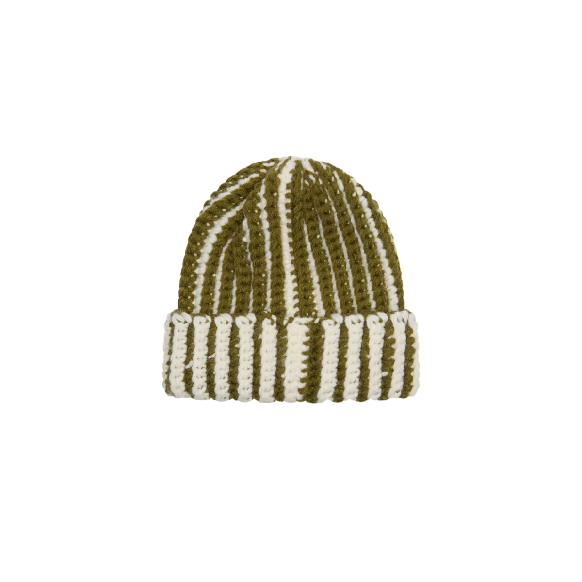 Obey Scout Chunky Beanie Moss Green Multi