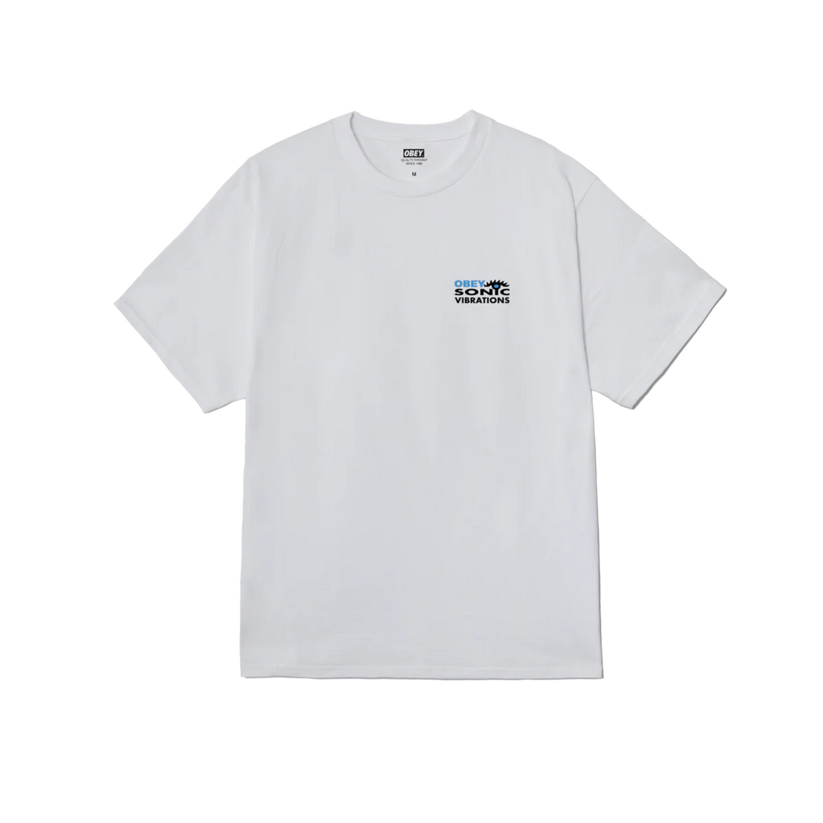 Obey Sonic Vibrations Tee White 