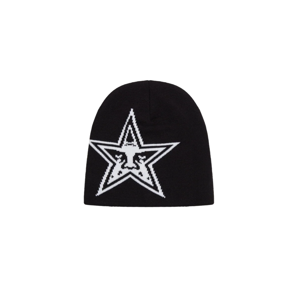Obey Star Beanie Black