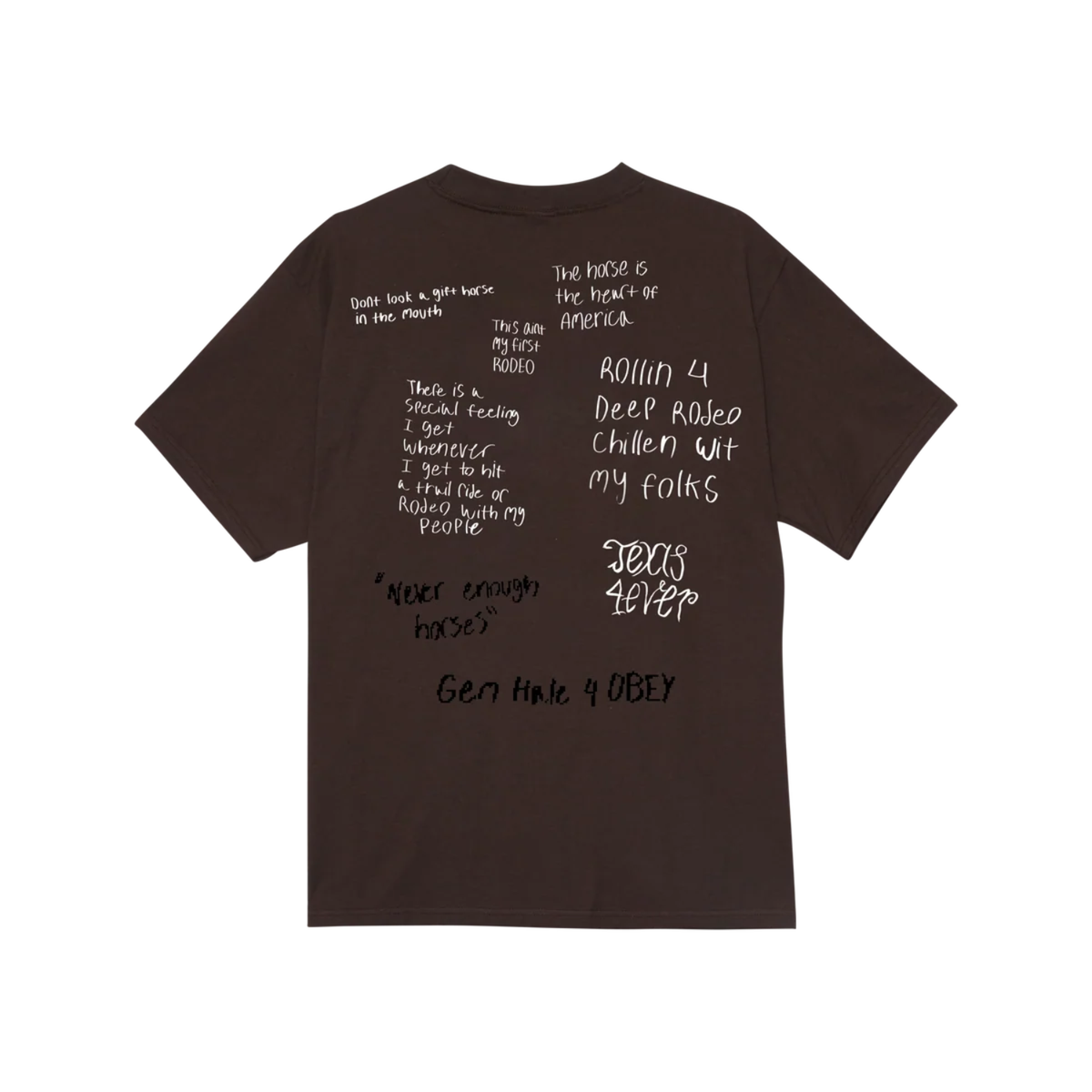 Obey Trail Ride Tee Java Brown