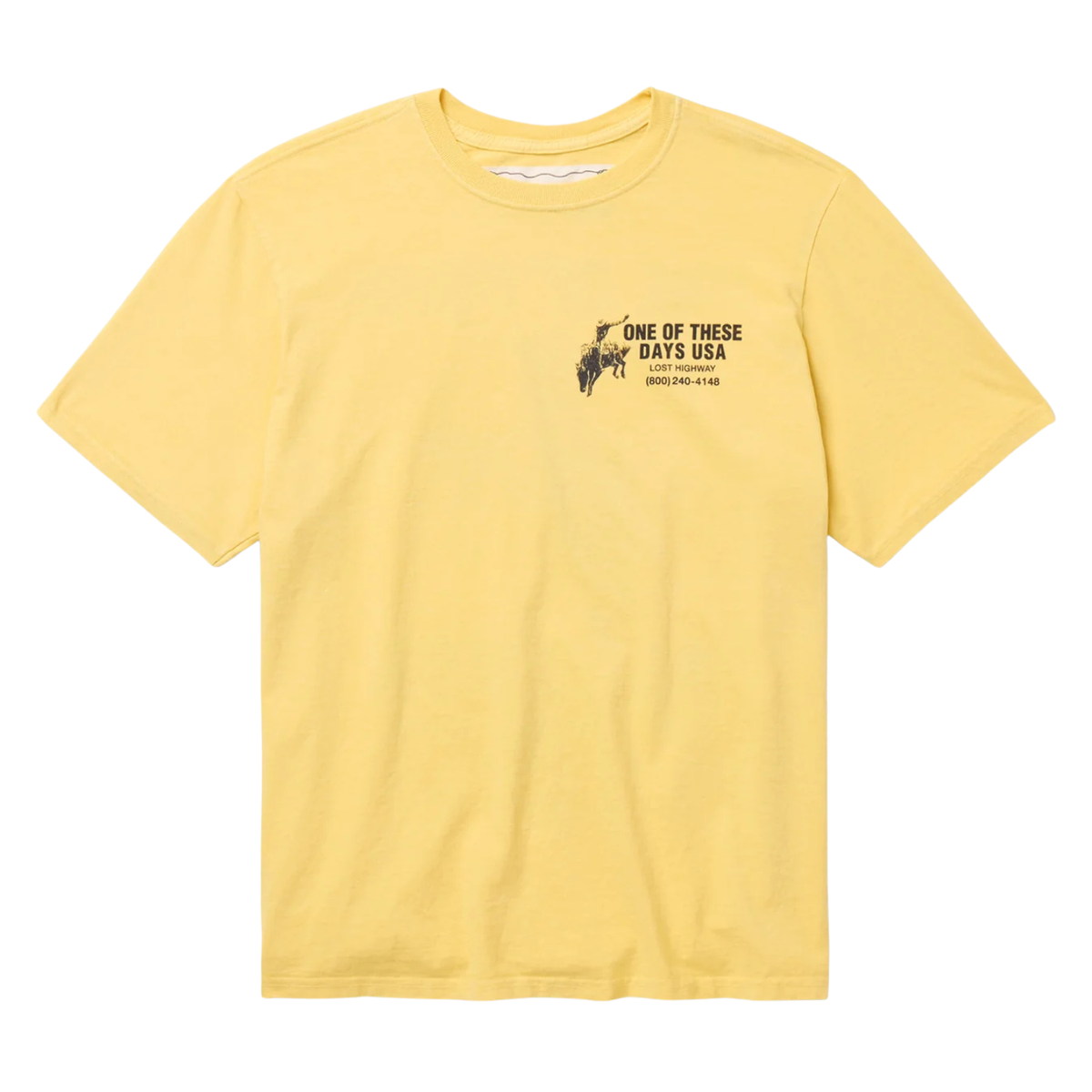 One of These Days Break On Through T-Shirt Summer Yellow