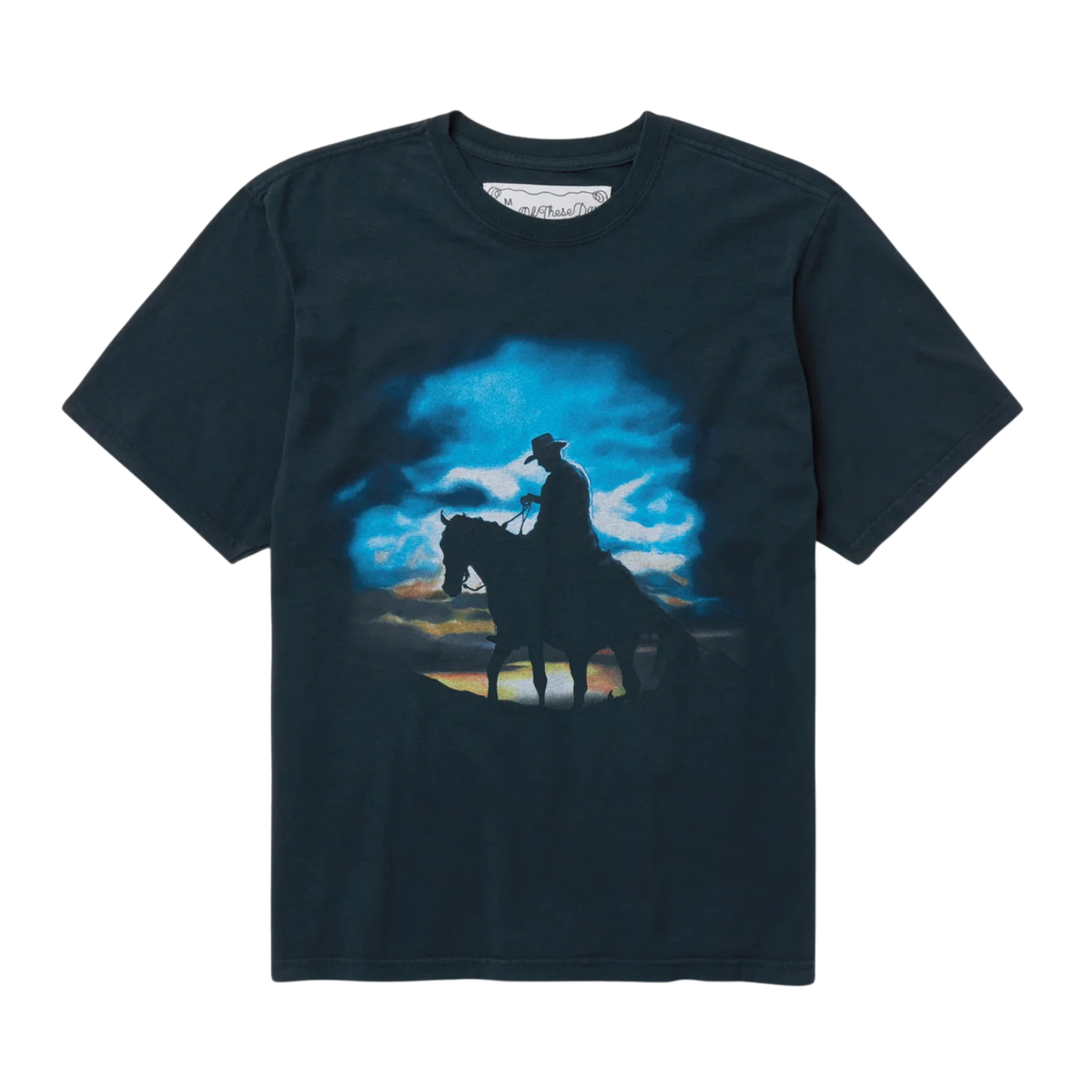 One of These Days Harvest Moon T-Shirt Washed Black