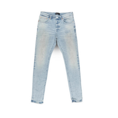 Purple Brand Jeans Style P001 Light Wash Blue Distressed Skinnys Size 30