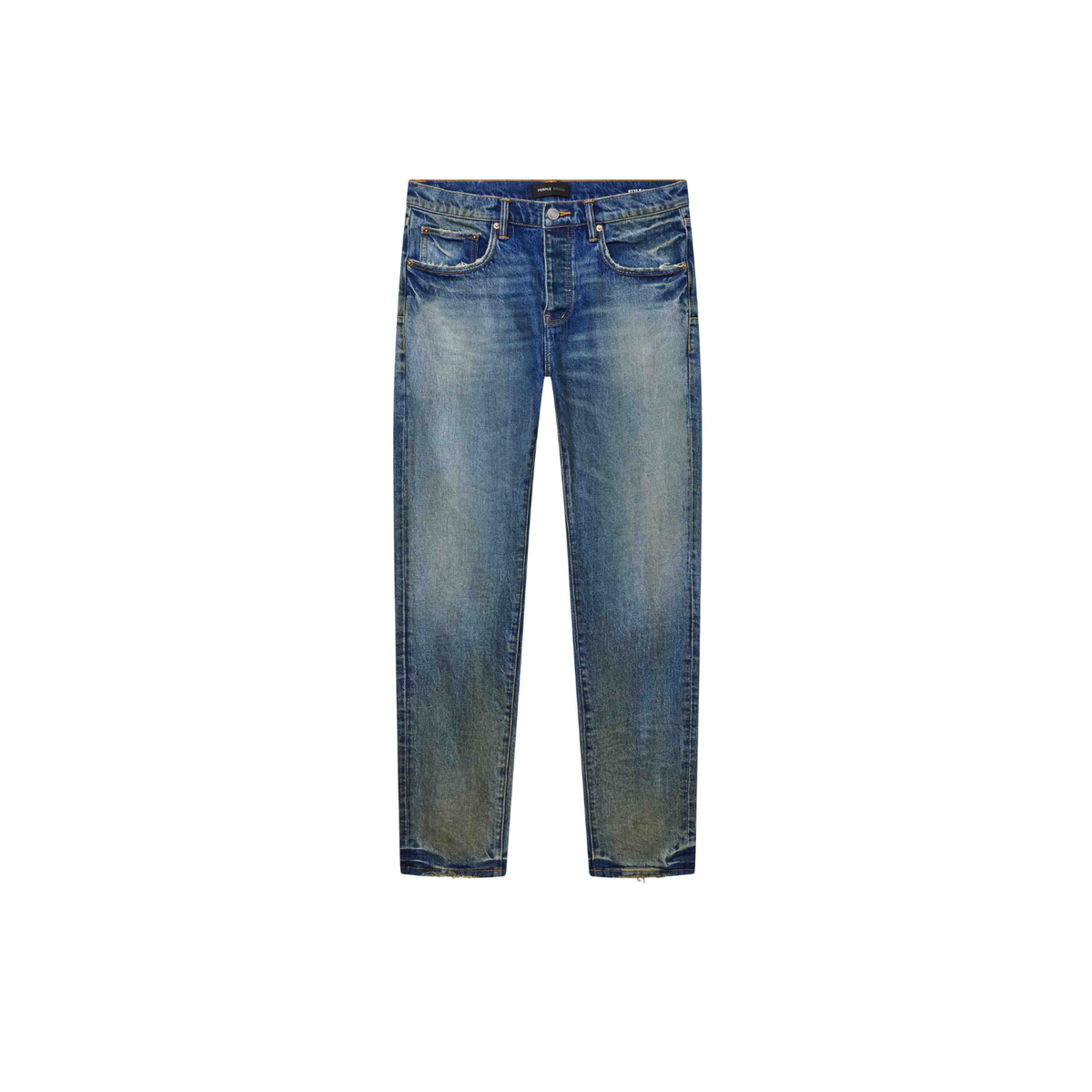 Purple Denim P001 Skinny Cracked Bronze Dark Indigo