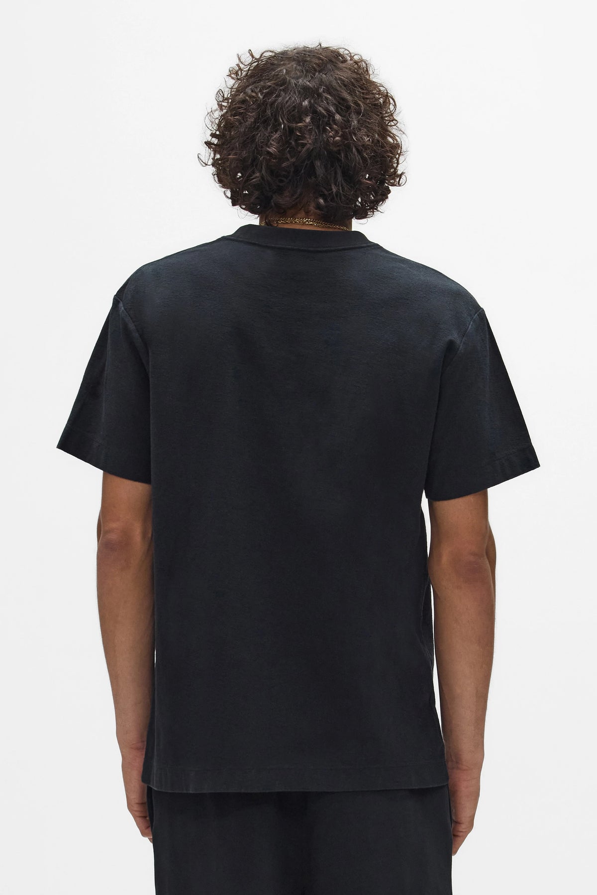 Purple Textured Jersey SS Tee Black Beauty
