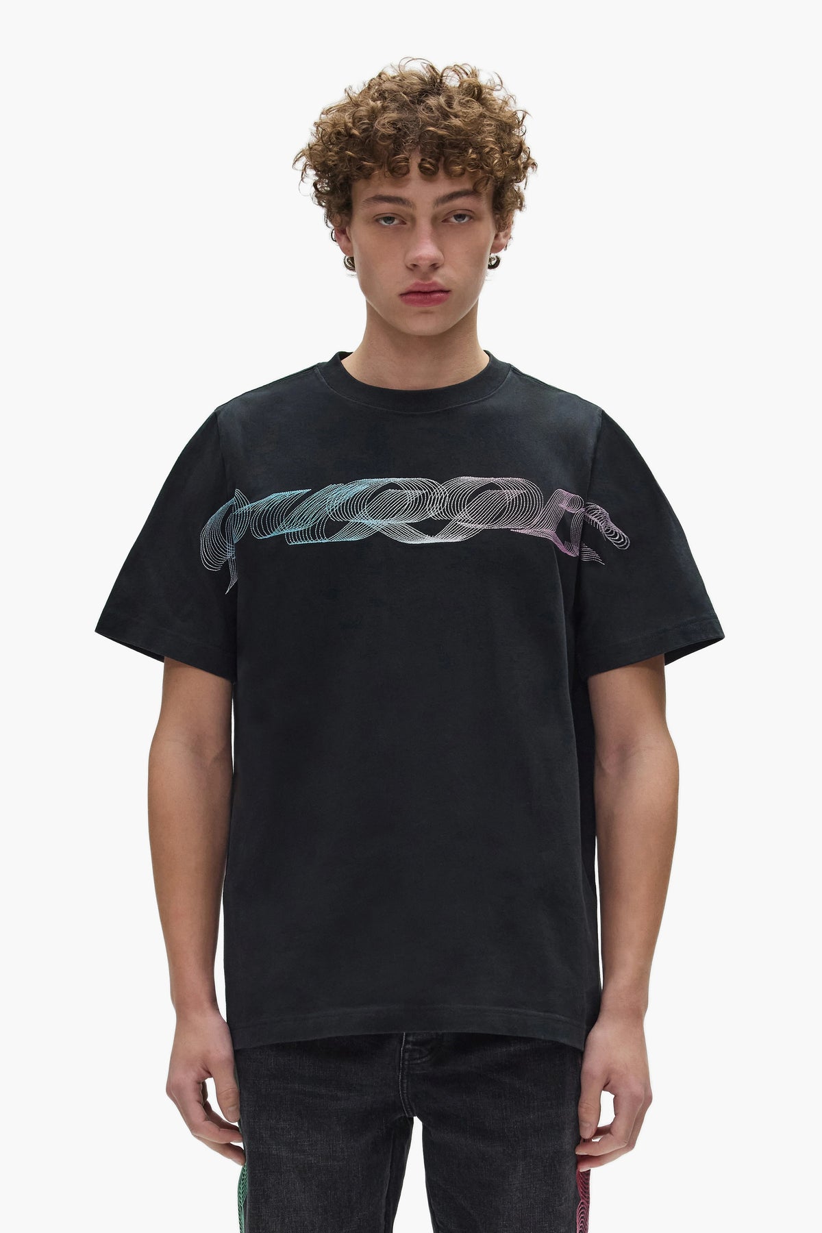 Purple Heavyweight Jersey SS Tee Black Beauty