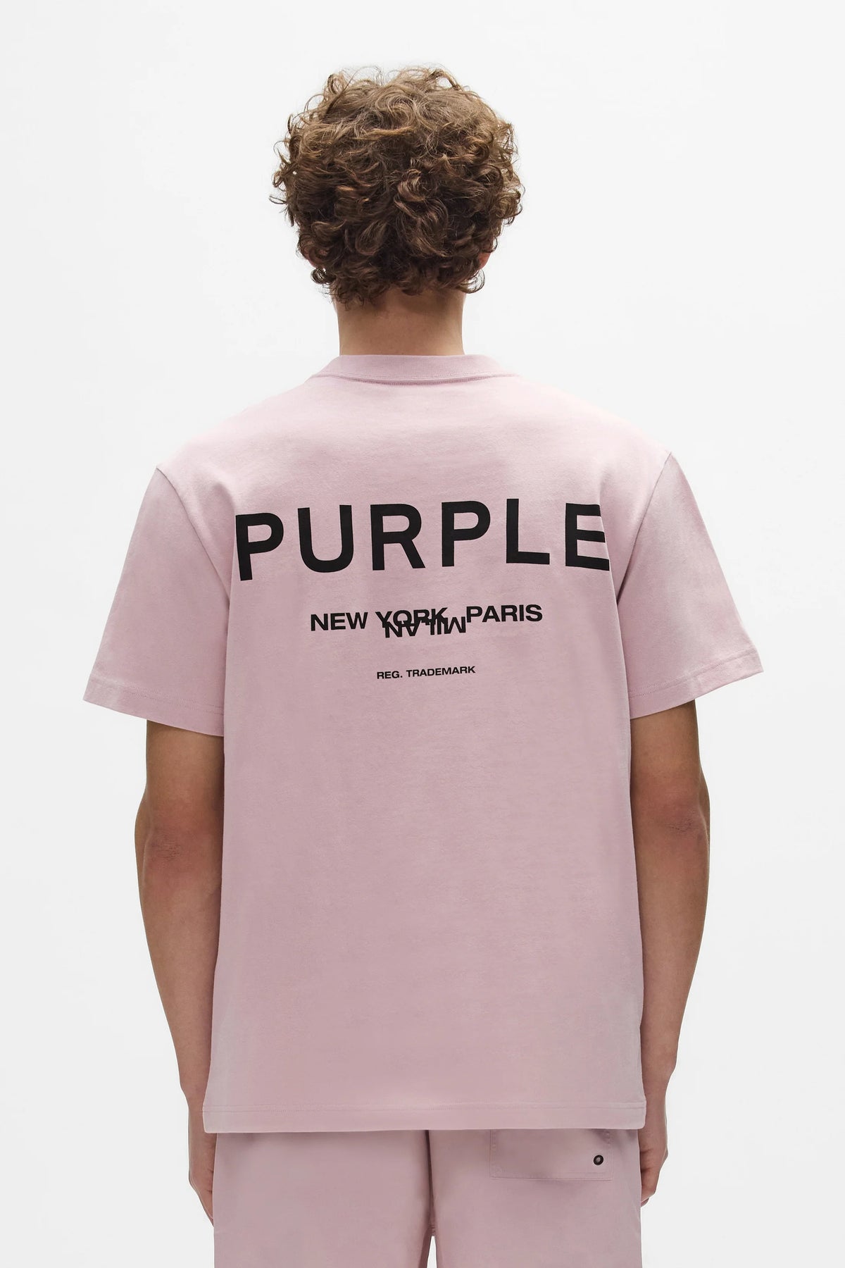 Purple Heavyweight Jersey SS Tee Burnished Lilac