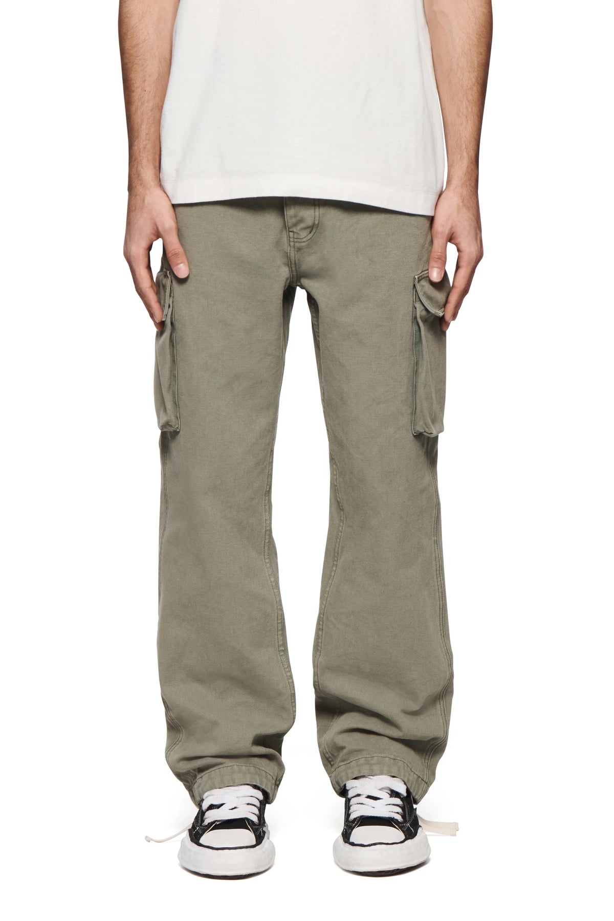 Purple Canvas Cargo Vintage Green