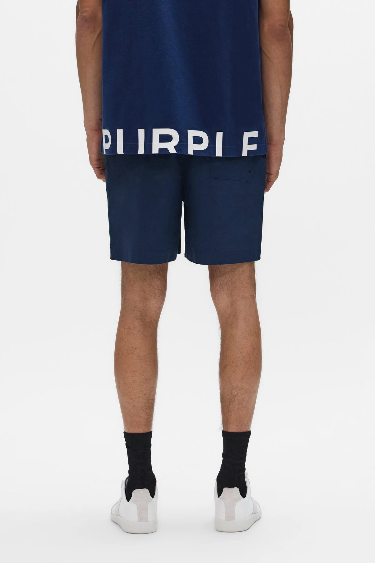 Purple All Round Shorts Pagent Blue