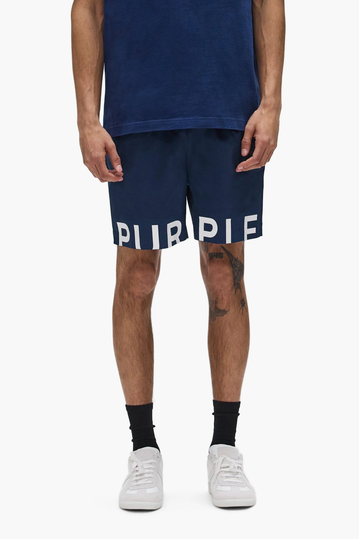 Purple All Round Shorts Pagent Blue