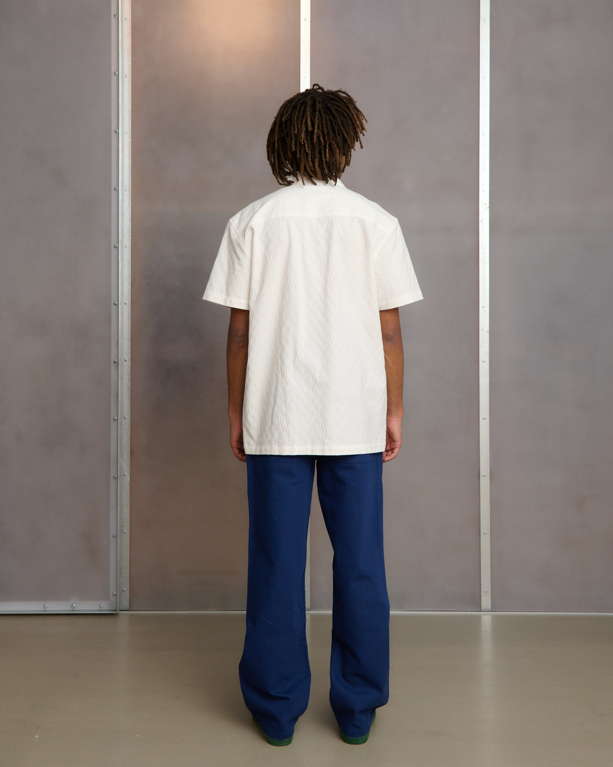 Palmes Gardens Short-Sleeve Shirt Off White