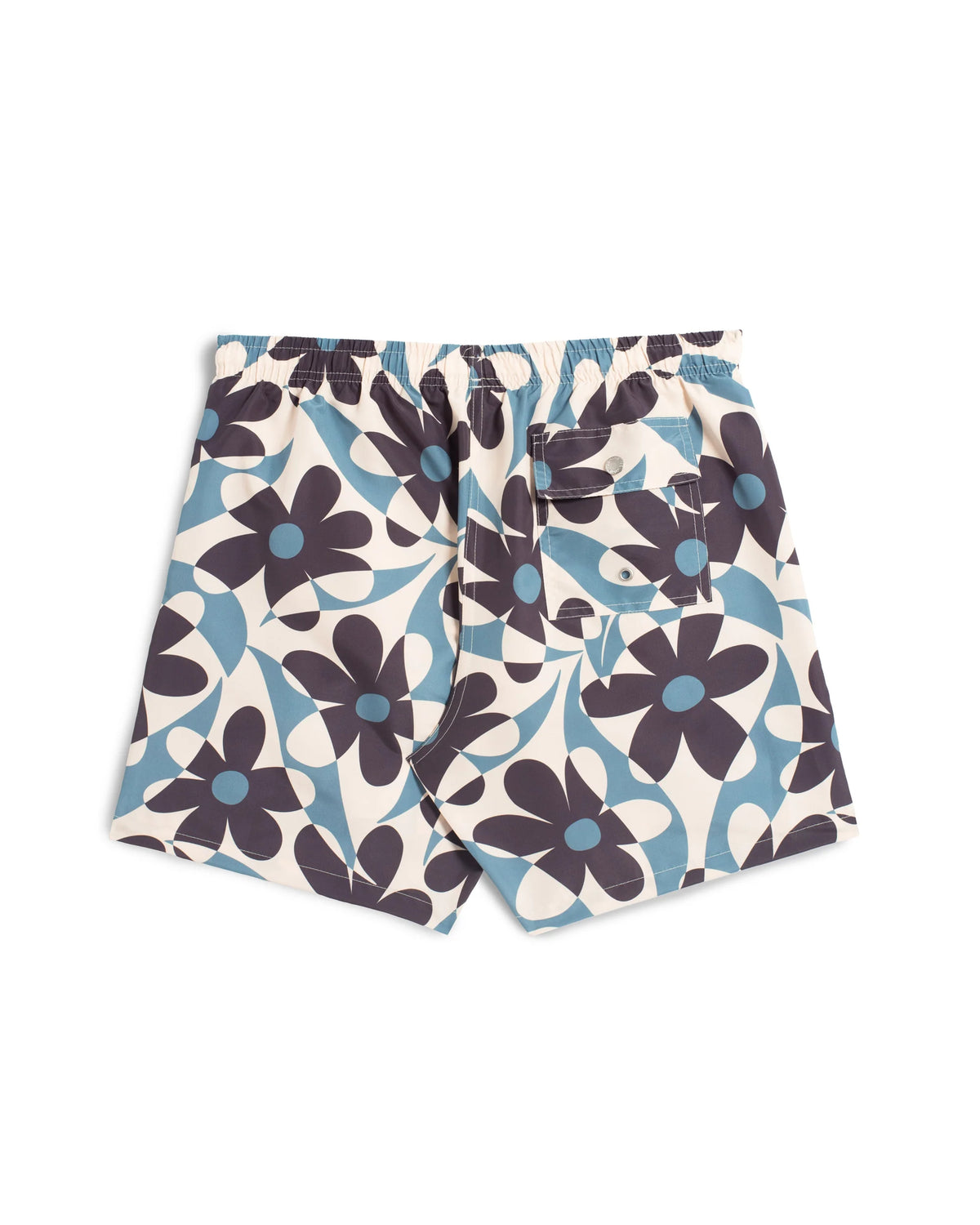 Bather Pastel Daisy Trip Swim Trunk Blue